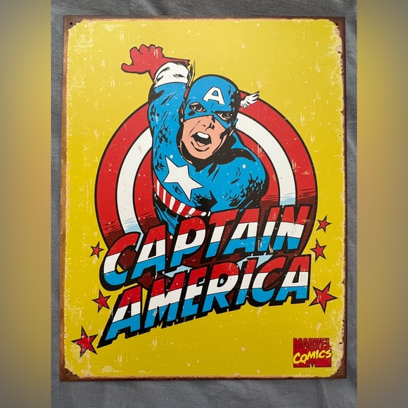 Retro Tin Superhero Wall Art (Lot) - Picture 2 of 6